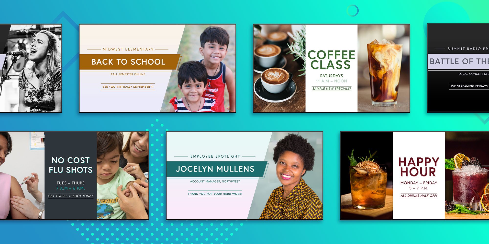 New Ditto Digital Signage Templates Place Your Content in the Spotlight New Ditto Digital Signage Templates Place Your Content in the Spotlight